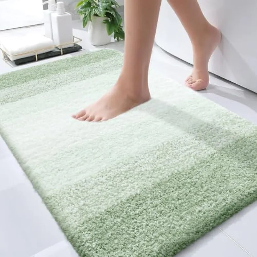 

Bathroom Rugs Mat 36x24 Extra Soft Absorbent Microfiber Bath Rugs Rubber Backing Quick Dry Machine Washable Bath Mats for Bathr