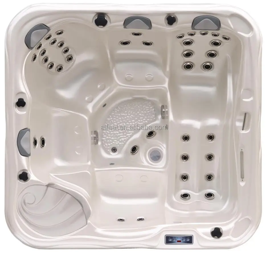 Hot Sale Massage Spa Family Luxury New Design Wooden Bathtub Hot Tub Acrylic Bathtub