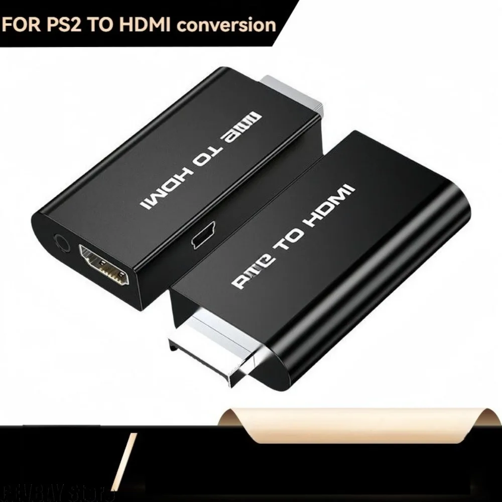

2026 НОВЫЙ адаптер-конвертер, совместимый с PS2 в HDMI — режимы аудио-видео дисплея с портом 3,5 мм 480i 480p