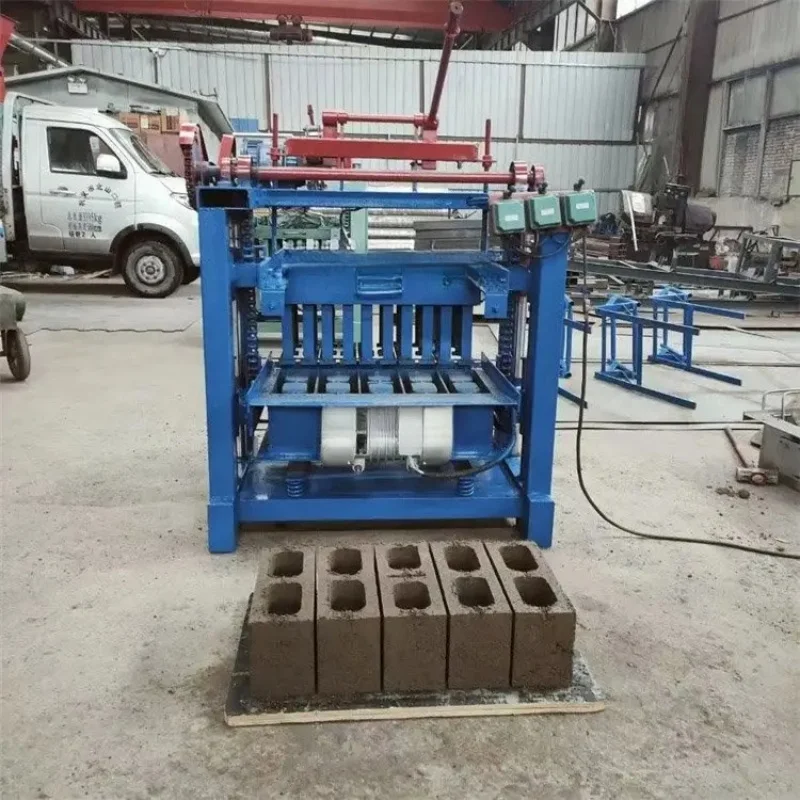 QT 40-3 A 30 Manual Concrete Hollow Block Making Machine Price Cement Brick Machinery