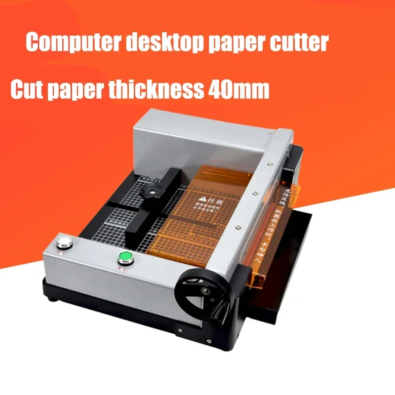 G-400 elektryczna gilotyna do papieru 4CM gruba warstwa książka Photo Cutter przycinarka do papieru Diy Office A4 maszyna do cięcia 220v