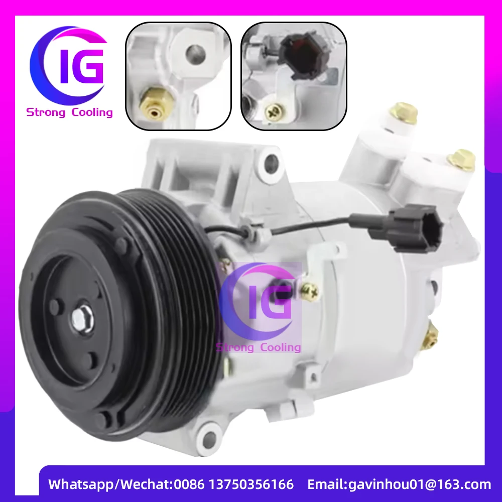 CSV511 AC Compressor For Nissan Almera Sunny Neo Versa 1.8 Bluebird Sylphy 2.0 92600-1U60A RE0F10A-GB54 DBA-KG11 926001U60A