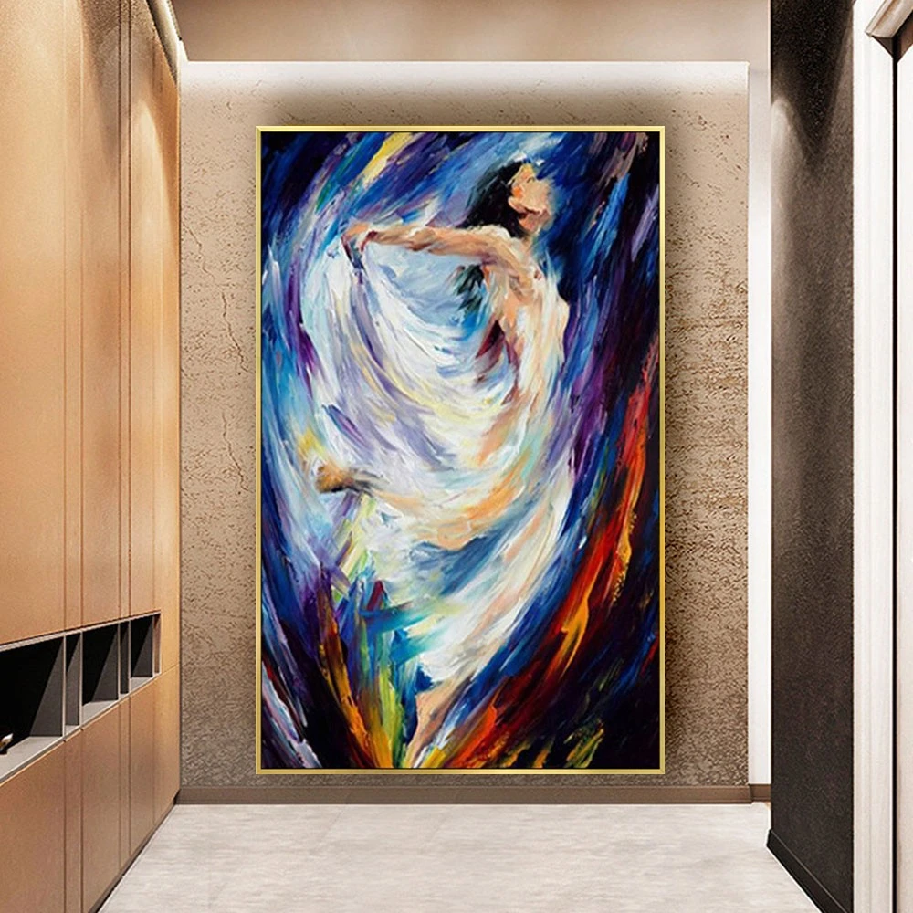 

Nordic Sexy Nude Woman Modern Oil Painting On Canvas Trim Abstract Handmade Home Decor Wall Art Nude Paintings For Hotel Foyer