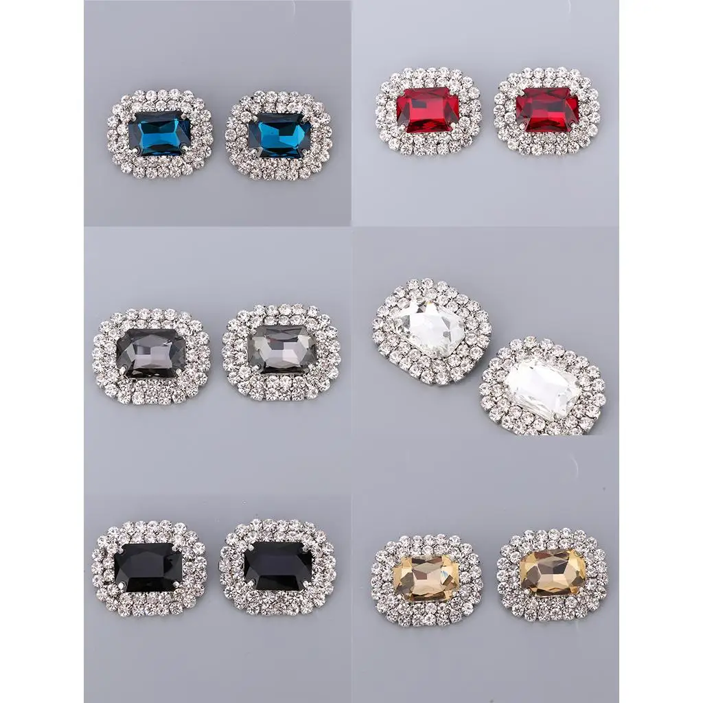 Bridal Shoe Clips Luxury Shoe Laces Charms Shoe Decorations Accessories for Women’s Party Prom Graduation