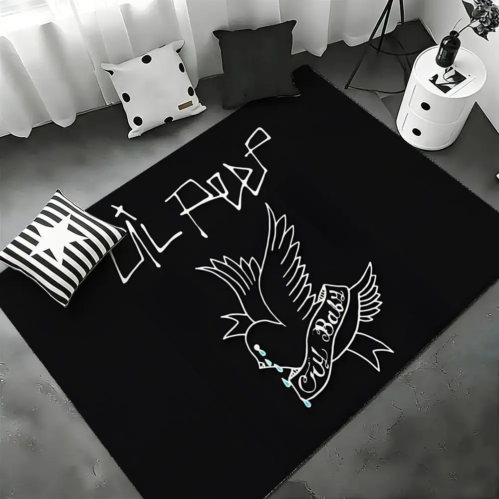 L-Lil P-Peep Floor Mat Flannel Rug Non Slip Absorbent Soft Washable For Entryway Hallway Bathroom Kitchen Decor