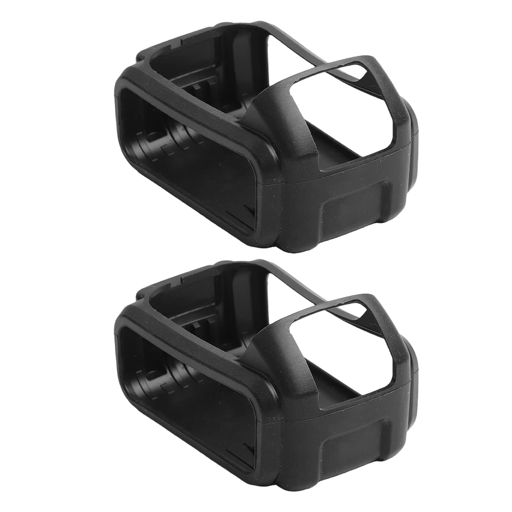 2pcs Black Silicone Protect Case Cover For 20V 4.0,5.0 Battery Protective Cover Protect Case Power Tools