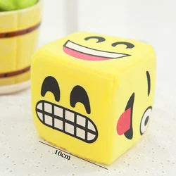 Plush Education Dices Toy Car Hanging Pendant Kids Puzzle Dice Velvet Pocket Squares Cube Model Teaching Aid Foam Sponge Blocks