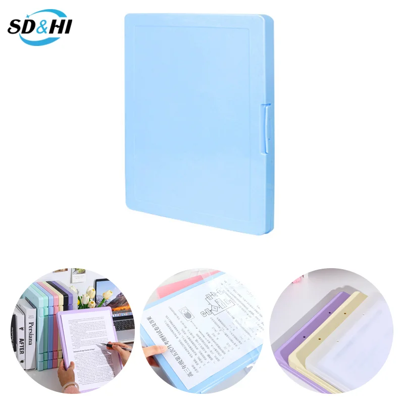 

A4 Transparent Data Storage Box Folder Large Capacity Multifunctional Student Test Paper Book Graduation Certificate Holder