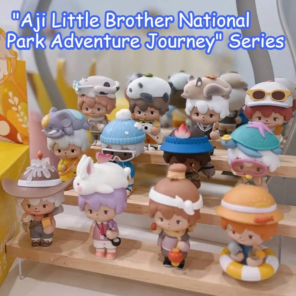 

"Aji Little Brother National Park Adventure Journey" Series Blind Box Figurine Tabletop Backpack Decoration Surprise Gifts