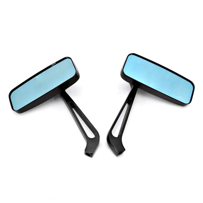 Black Retangle Rearview Mirrors For Suzuki Boulevard M109R M50 M90 M95 C109R C50