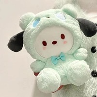 25CM Sanrio Plush Hello Kitty Cinnamonroll Kuromi Pochacco Stuffed Plush Doll Cartoon Cute Toys Children Birthday Gifts