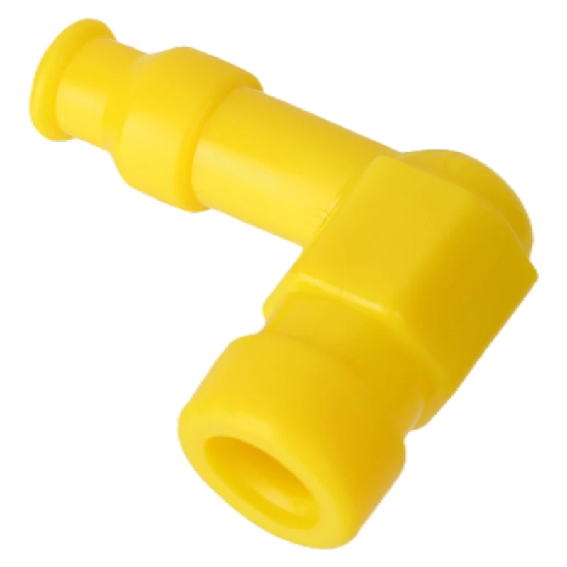Tappo candela Stivale in silicone giallo Tappi universali impermeabili senza resistenza Facile installazione per il trasporto di gocce di sporche del motociclo