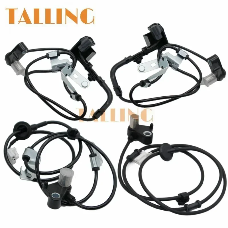 4PCS Front/Rear Left/Right ABS Wheel Speed Sensor For Mazda 6 2002-2007 New GJ6A-43-73XB GJ6A-43-70XB GJ6A-43-72YA GJ6A-43-71YA