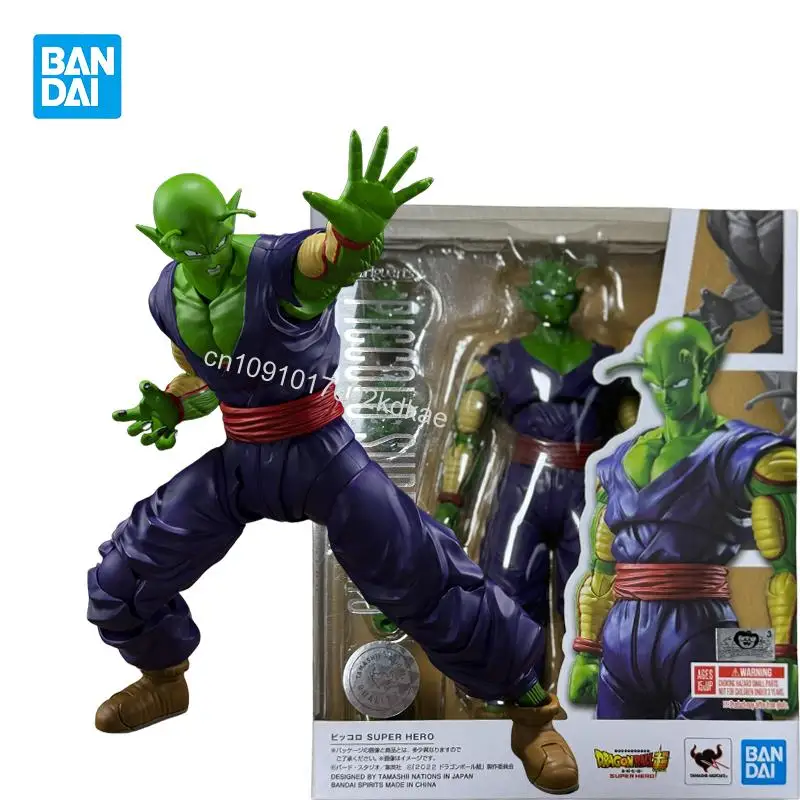

В наличии Bandai Original S.H.Figuarts DRAGON BALL SUPER SUPER HERO Piccolo около 16 см аниме фигурка экшн-фигурки модель игрушки
