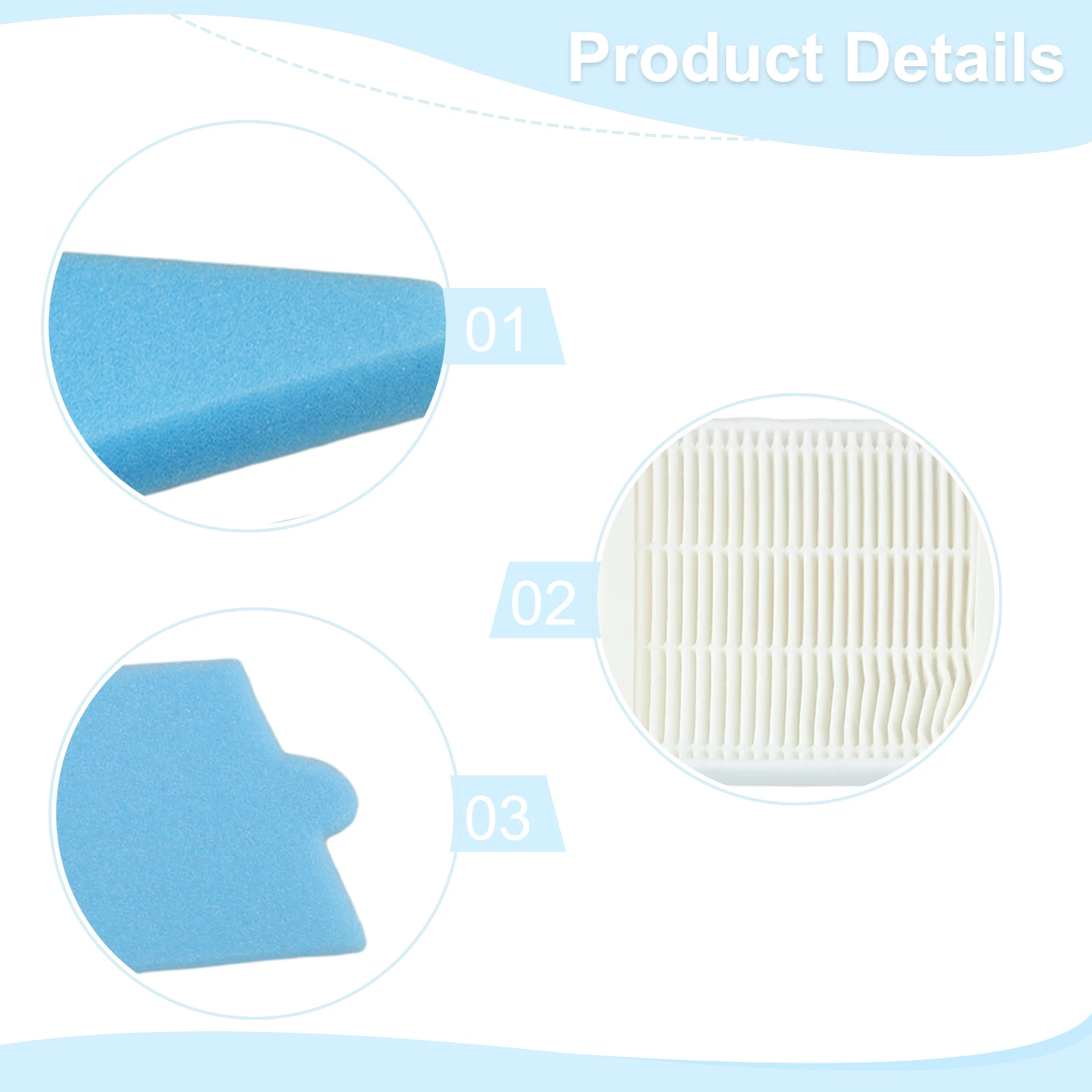 

Premium Performance Filter Kit 5 Pieces Compatible with For Thomas AQUA + MISTRAL XS VESTFALIA XT CAT & DOG XT