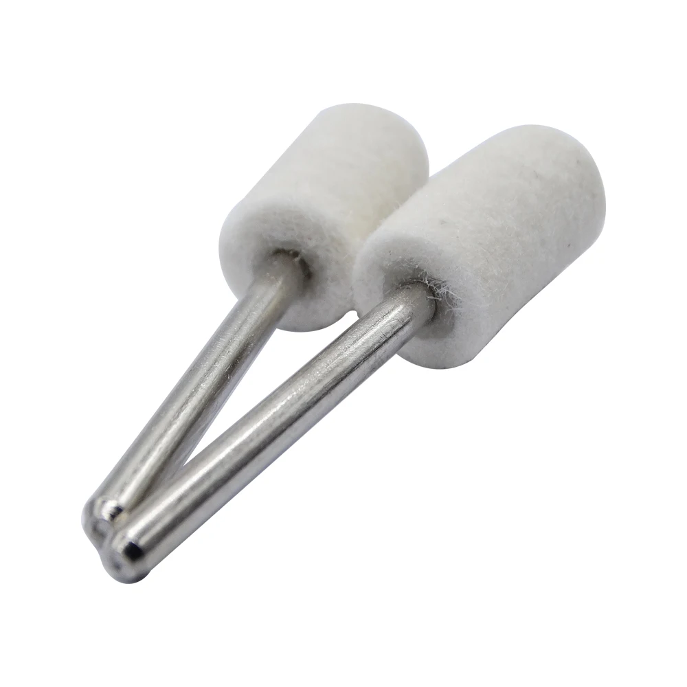 

20pcs Wool Felt Mounted Polishing Buffing Wheel Wool Grinding Head Bit Polishing Wheels Tools