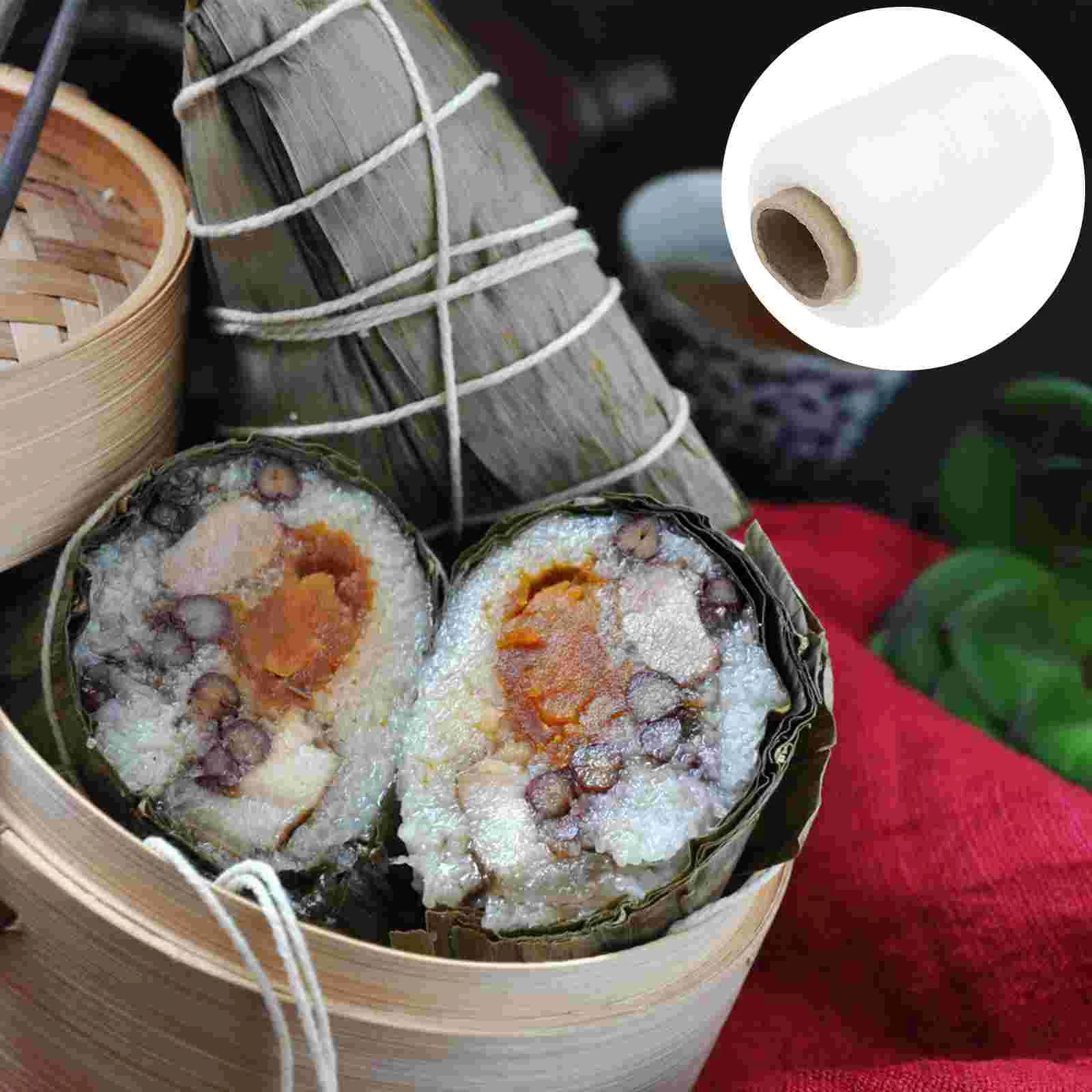 เชือกฝ้าย1ม้วนยาว500ม. ทนทานสำหรับพันรอบไส้กรอกหมูและเบคอน