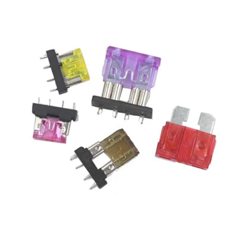 【5Set】 Car Fuse Holder PCB Board Standard Mini Micro Small Blade Auto Automotive Boat 32V For PCB Board Safety Clip Insertion