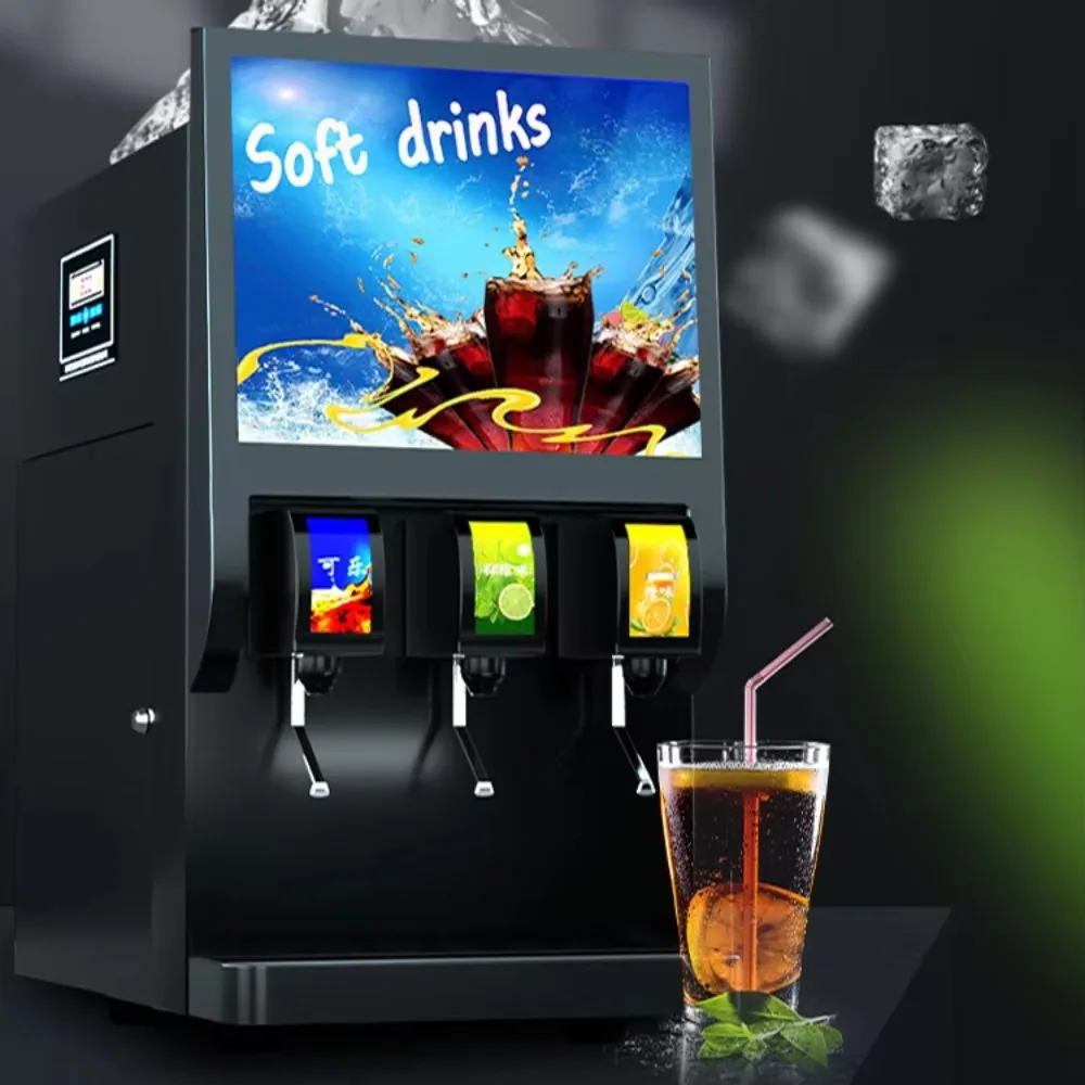 Hot-selling soda with beverage machine 9 bottles automatic commercial frozen soda beverage vending machine