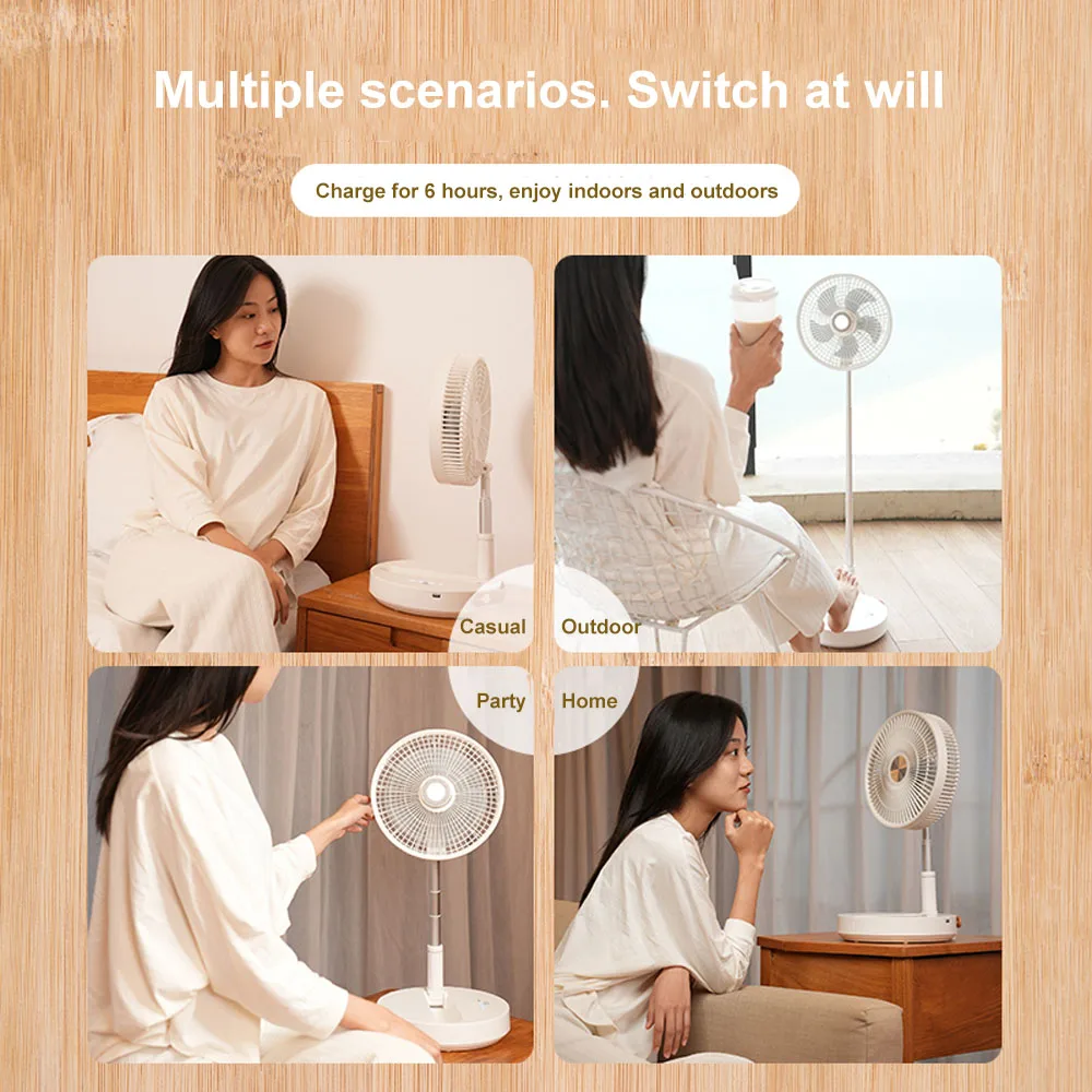 P2000 대형 캠핑 팬 Ventilador Usb 스탠드 쿨러 휴대용 충전식 팬 스탠딩 10800mAh 배터리 테이블 쿨러 데스크탑