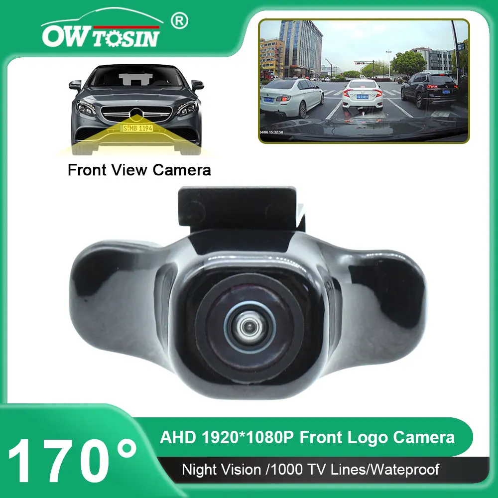 

170° AHD 1080P Fisheye Vehicle Car Camera For Toyota Crown S210 Facelift 2015 2016 2017 2018 Front Logo View Camera