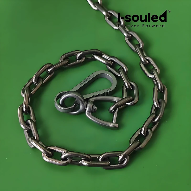 Pure Titanium Wallet Chain 9.5mm x 38cm (15