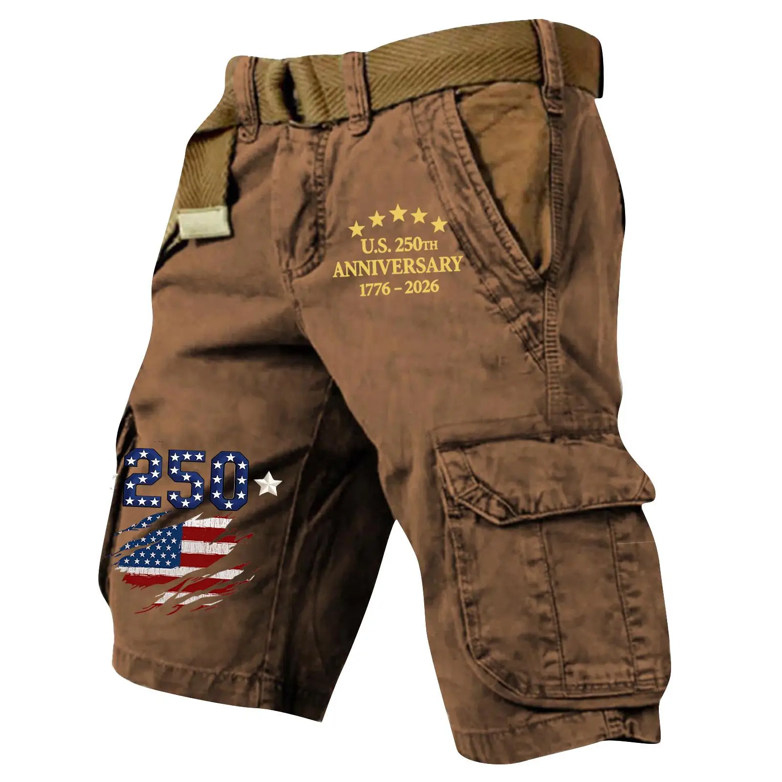 

250th Anniversary Summer Cargo Pants Men'S Sweatpants Independence Day Apparel