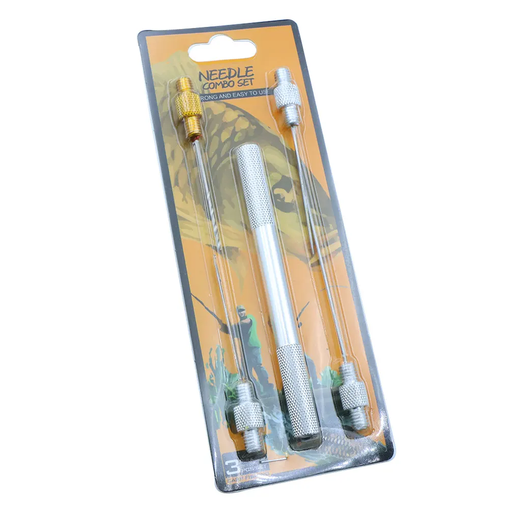 Karpfen Angeln Haar Rigging Köder Nadel Kit Angeln Werkzeug Set Köder Boilie Bohrer Stringer Nadel Rutschfeste Angeln Ausrüstung Tackle – Detail 6