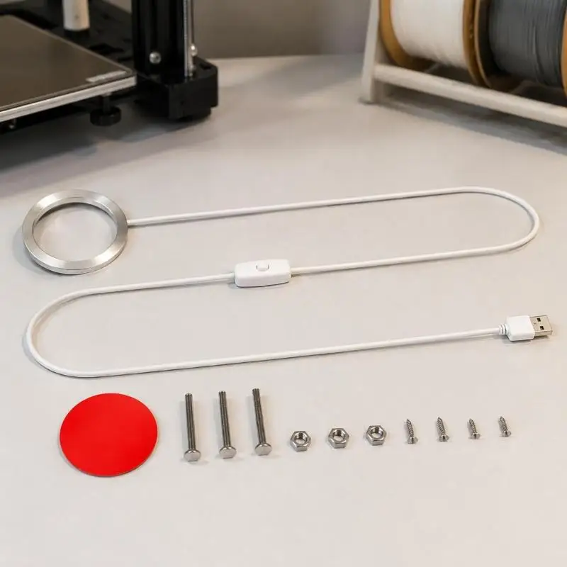 31BA USB Powered Under Cabinet LED Light with Round LED Head and USB Cable
