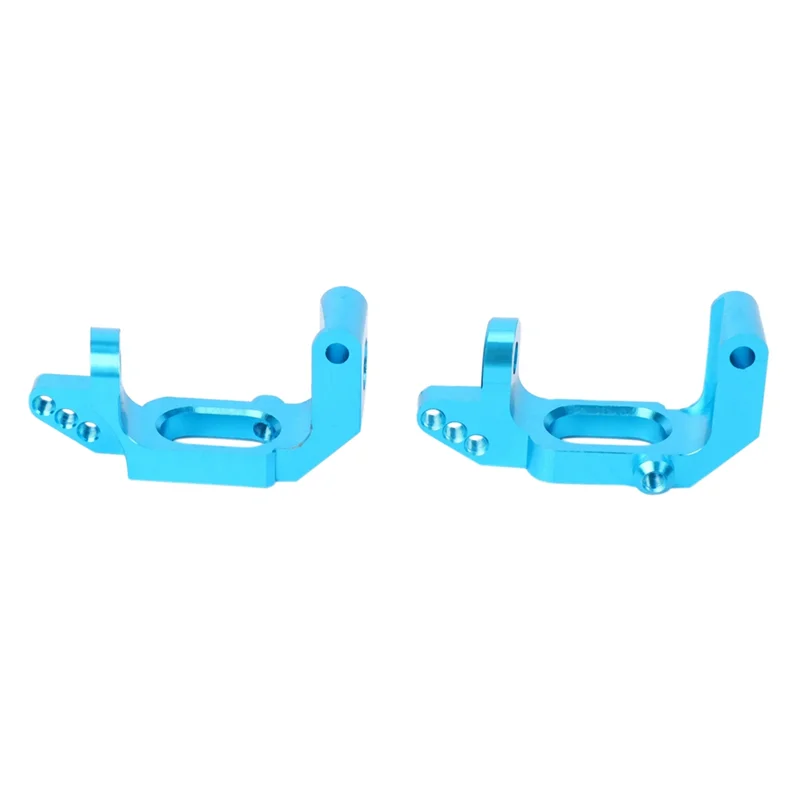 

2X Aluminum Alloy Steering Knuckle Hub Carrier Servo Saver Upgrade Parts For RC HSP 1/10 Redcat Volcano EPX Blue-[A68T]