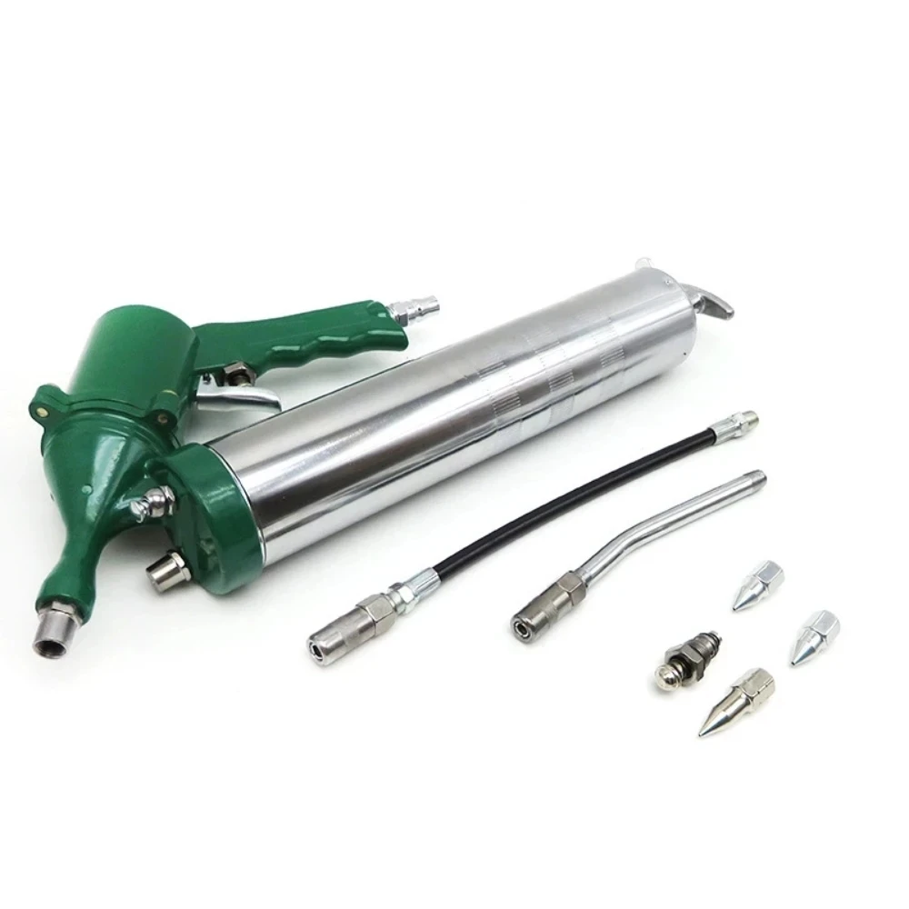 Imagem -02 - Pneumática Grease Gun Portátil Compressor Pneumático Bomba Grease Gun para Lubrificar Várias Escavadeiras do Carro e Navios 400cc