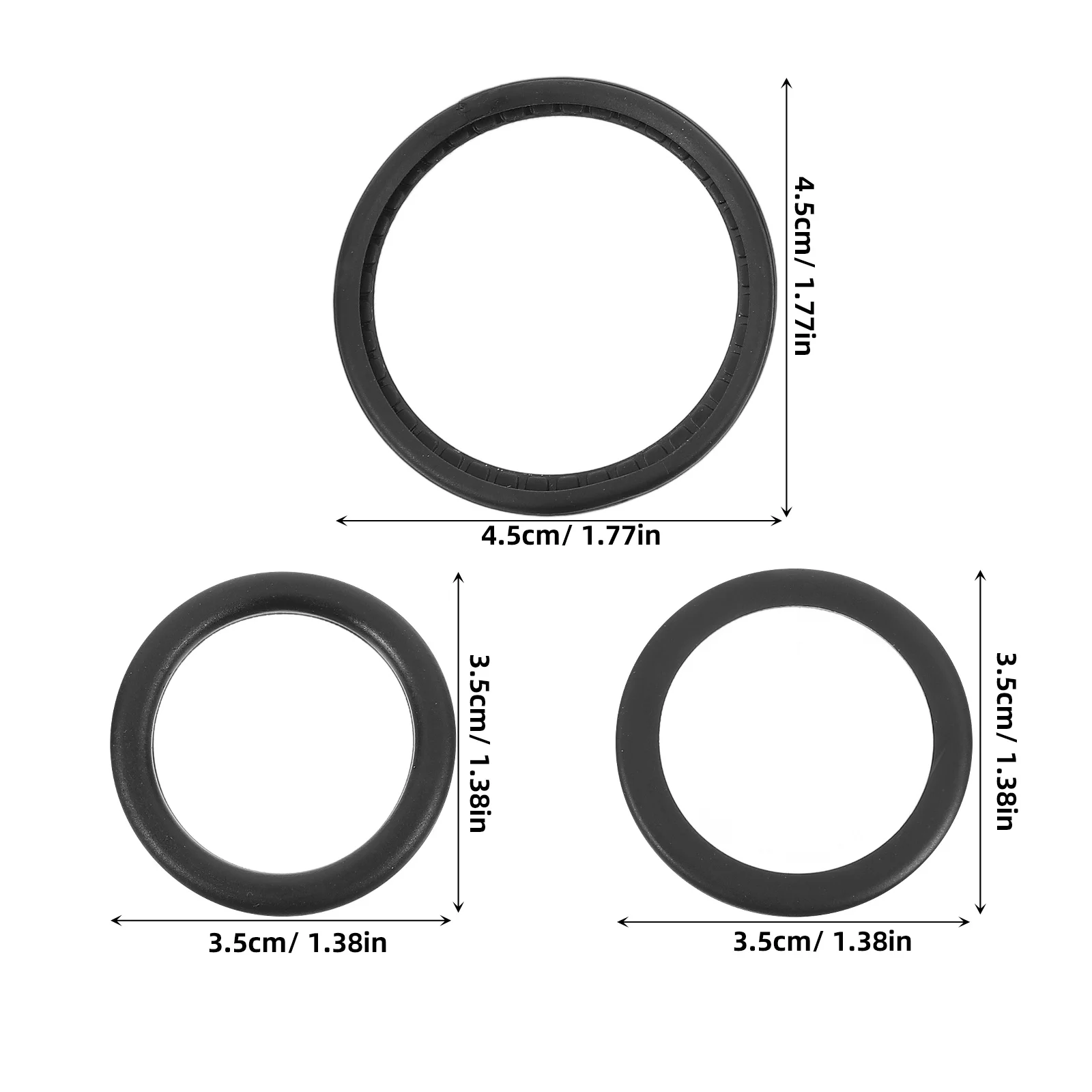 مجموعة واحدة من أدوات استبدال الحجاب الحاجز لسماعة الطبيب، حلقة مضادة للانزلاق، تصميم مريح للاستخدام الممتد، ملحقات الإصلاح الطبية #4