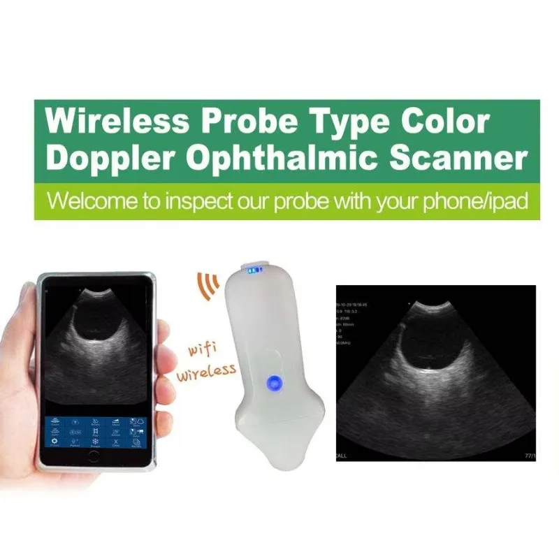 Cordless Handheld Ophthalmic B-Mode Ultrasound Scanner, Mini B Probe for Clinic and Bedside Use