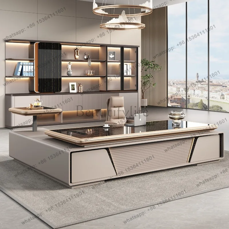 Bedroom Computer Office Desk Cheap Computer Gaming Drawer Conference Office Desk Reception Space Saving Tavolo Salon Furniture