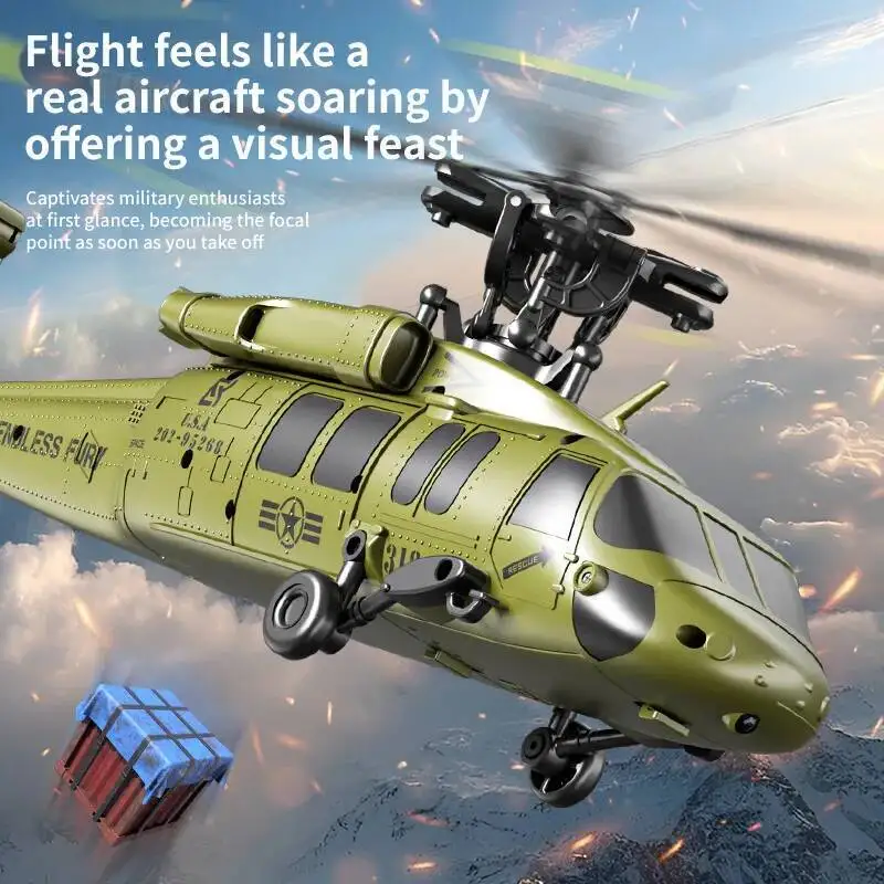 JJRC U9901 RC Helicopter 6CH Brushless Inverted Flight Stunt
