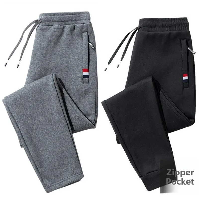 

Men's Summer Thin Casual Loose Sports Pants Straight Leg Oversize Sweatpants Trendy All-Match Cuffed Trousers