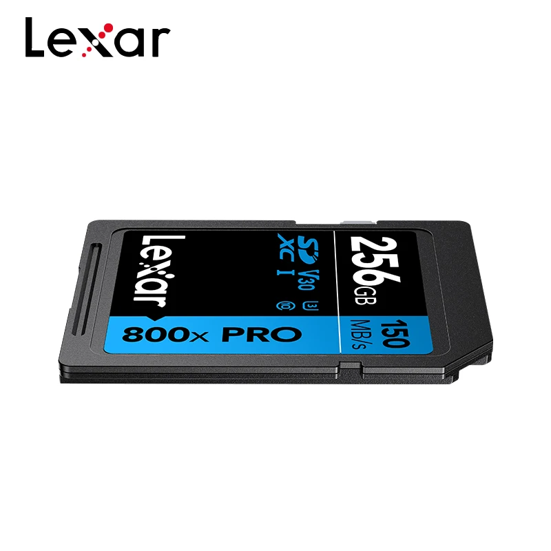 Lexar SD Card 800X Pro 32GB SDHC 64GB 128GB 256GB SDXC Card 150MB/s C10 V30 U3 High Performance Blue Series 4K UHD Memory Card