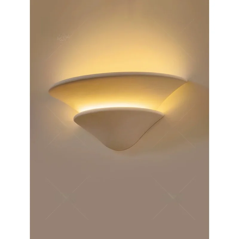 Gypsum Wall Lamp - Creative Bedroom Bedside Lamp American-Style Designer Corridor And Living Room Background Wall Zen-Stye Lamp