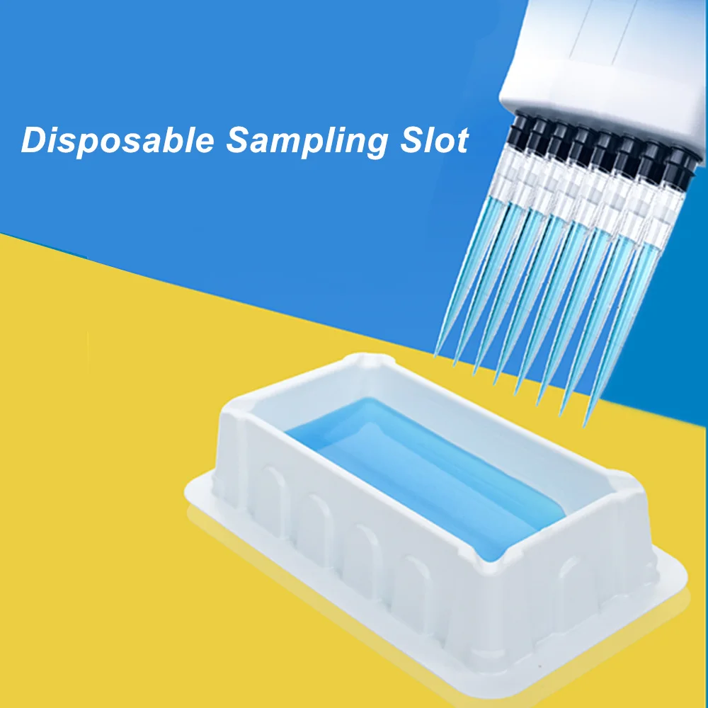 

5 шт., 5 мл, 10 мл, 25 мл, 50 мл, 100 мл, одноразовый желоб для проб, полистирол (PS), белый, стерильный