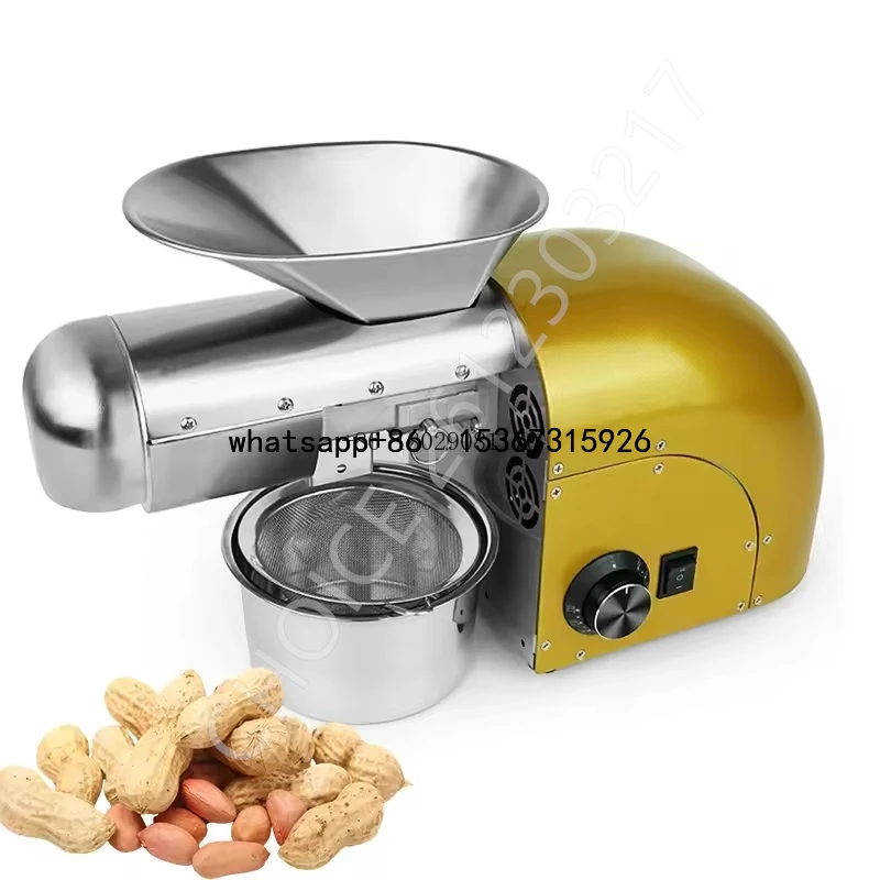 

Oil Press Stainless Steel Cold Press Machine Automatic Household Flaxseed Extractor Peanut