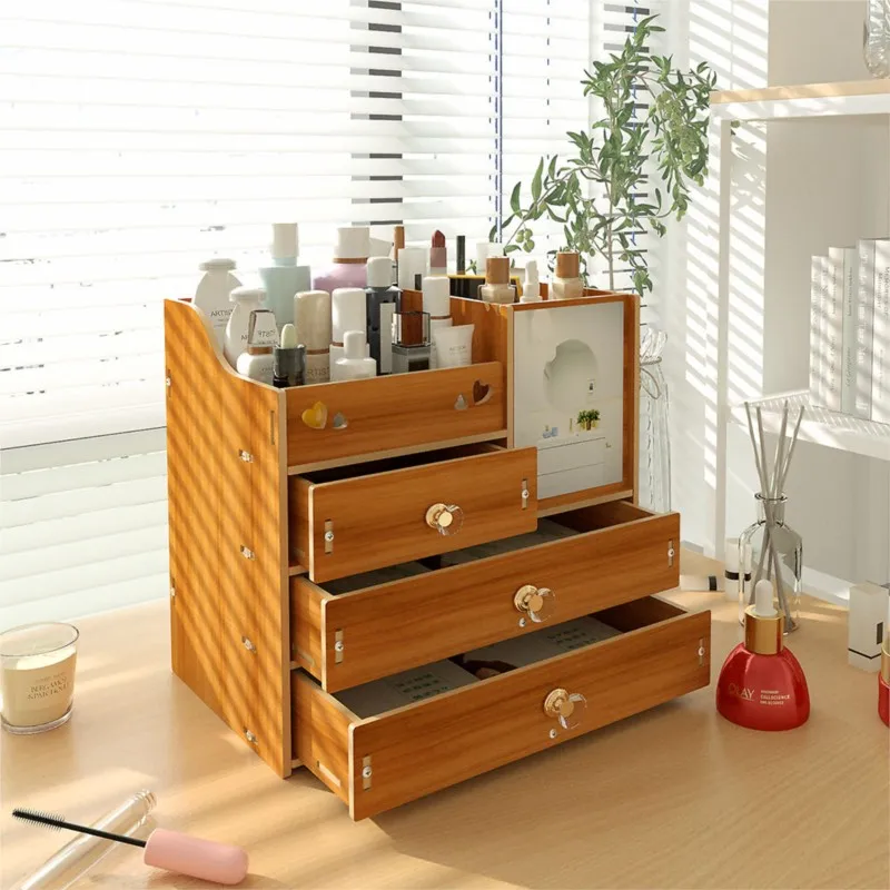 

2025 Multi functional Storage and Organizing Box Household Desktop Decoration Cosmetics Storage Box Storage Accessories LI172