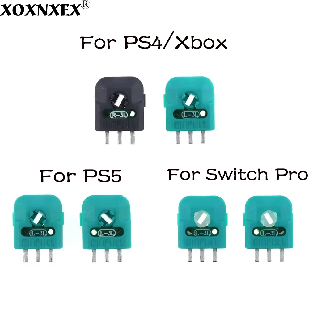 1/5/10 Pairs  3D Joystick Hall Potentiometer Sensor Module For PS5/PS4/Switch Pro /Xbox One Hall Effect Controller Micro Switch