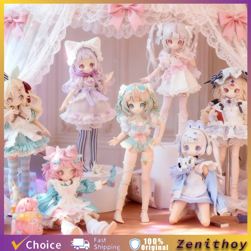 

1/18 One More MJD Sugary Girl, экшн-фигурка, слепая коробка, милая шарнирная кукла, модная игрушка, настольный декор, загадочная коробка, подарок-сюрприз