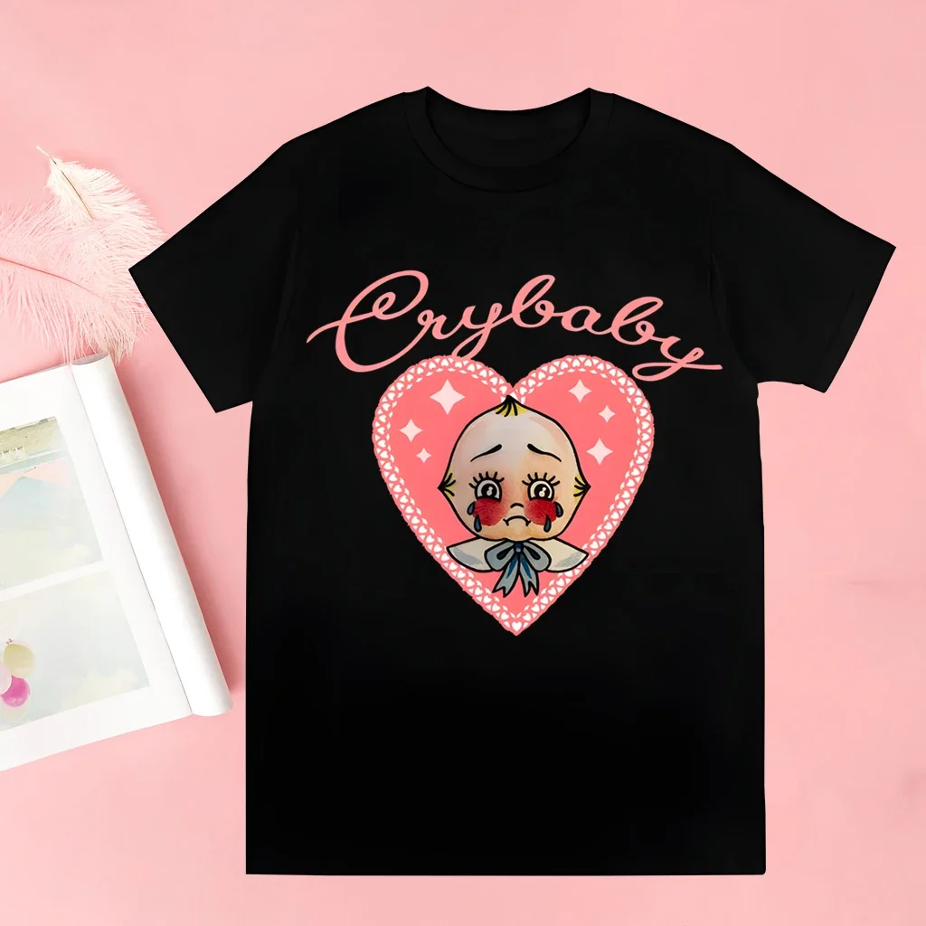 Melanie Martinez Awesome T Shirts For Guys O-Neck Short Sleeve Regular Mens height Quality Men Hip-Hop Tee Shirt