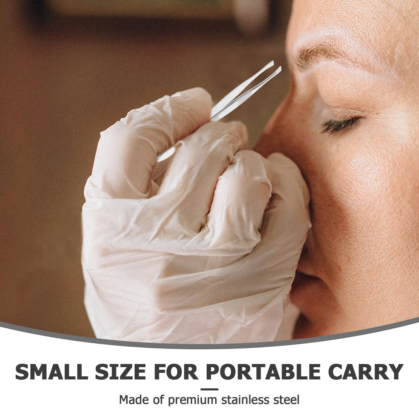 24 قطعة الفولاذ المقاوم للصدأ الحاجب السهم نمط شكل قلب مشبك متعدد الوظائف ماكياج الملقط السفر المحمولة ملاقط رمش