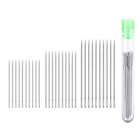 Zxiixz 30Pcs Big Eye Sewing Needle Universal Regular Useful Sewing Needles for Sewing Crochet Knitting Embroidery Sewing Tools