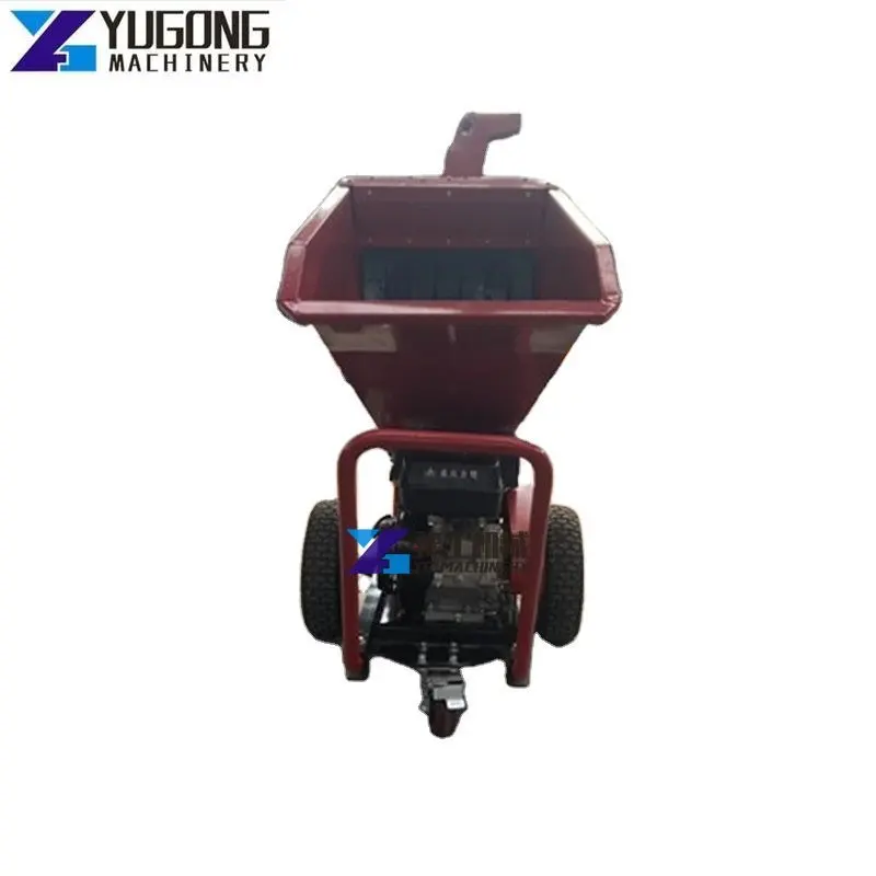 15HP Gasoline Powered ATV Forestry Farm Log Tree Branch Chipper Shredder