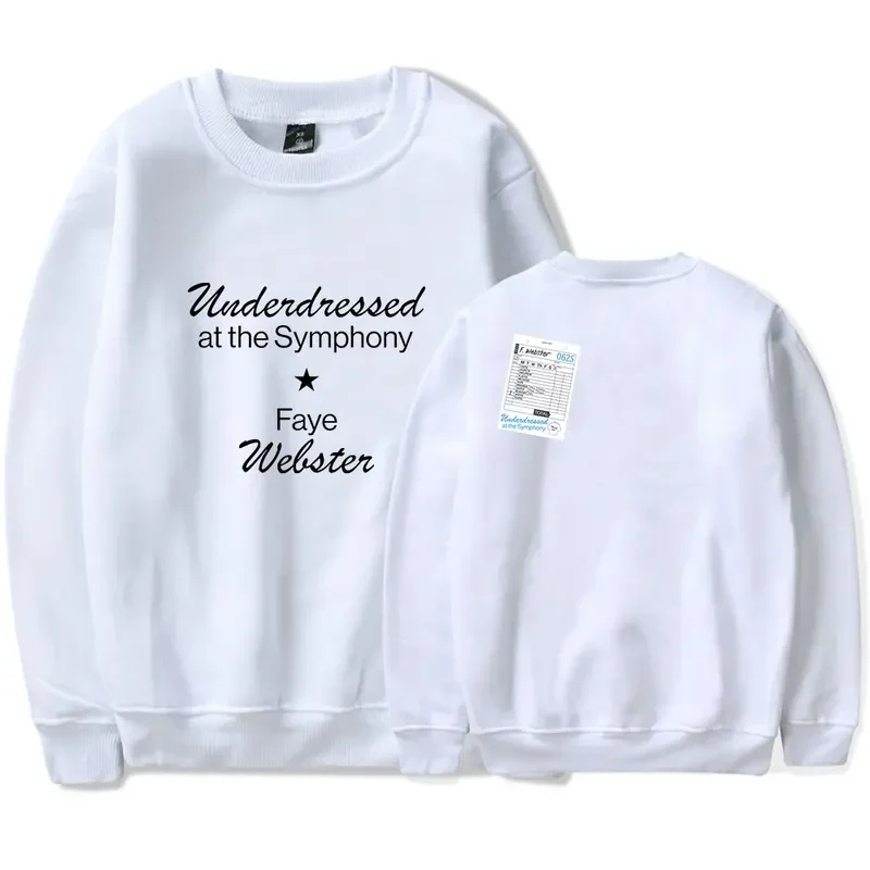 Faye Webster Underdressed At The Symphony Crewneck Sweatshirts Women Men Long Sleeve Fashion Pullover Clothes