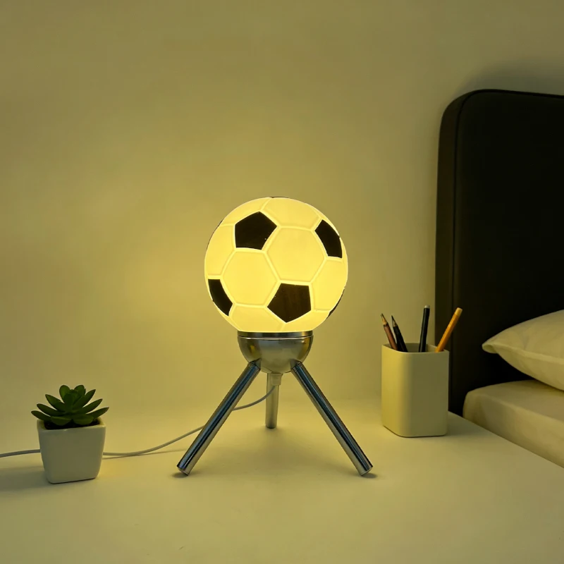 

Кубок мира, европейский кубок, вдохновленный футболом, светодиодный ночник, стеклянная настольная лампа для общежития, гостевой домик, спальни, кабинета, прикроватная тумбочка
