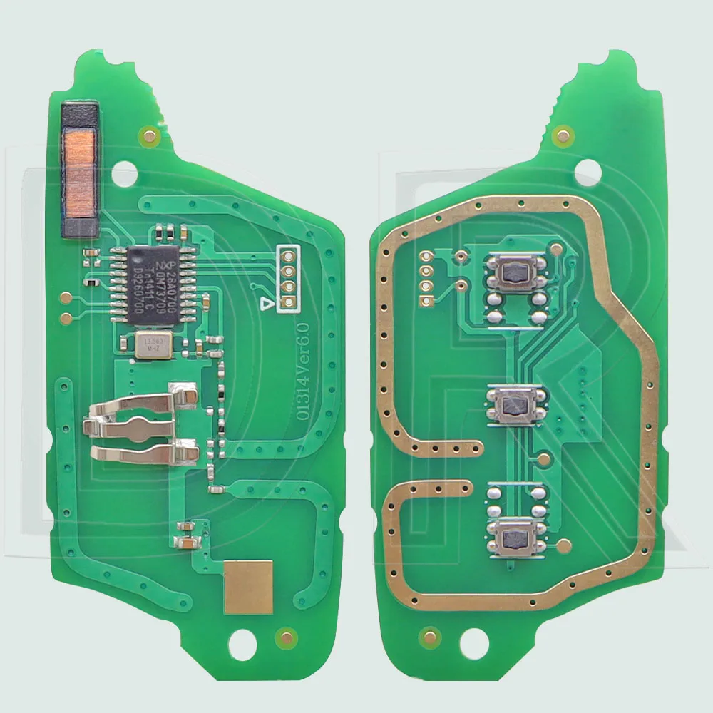 DR ID46 PCF7961 433MHz VA2 Flip Car Remote Key For Renault Clio III Master Kangoo Modus Twingo Megane Fluence SM3 Mercedes Smart